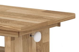 Couchtisch Beistelltisch Tisch Wohnzimmertisch 2 2 8 5 H�henverstellbar Eiche Massiv