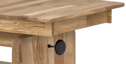 Couchtisch Beistelltisch Tisch Wohnzimmertisch 2 2 8 6 Ausziehbar H�henverstellbar Eiche Massiv