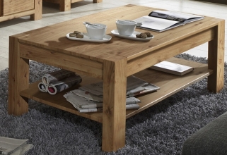 Couchtisch Beistelltisch Tisch Wohnzimmertisch 2 7 7 2 Wildeiche Massiv Ge�lt