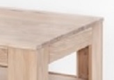 Couchtisch Beistelltisch Tisch Wohnzimmertisch 5 3 9 3 Wildeiche Teilmassiv Bianco