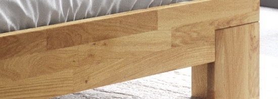 180x200 Bett Futonbett Holzbett Nicole180E Eiche Massiv ge�lt
