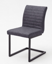 6 Freischwinger =Set Schwing - Stuhl KIAN A Grau KAS599GX