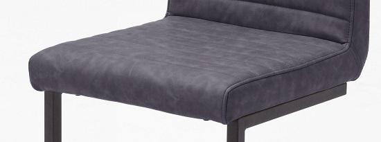 6 Freischwinger =Set Schwing - Stuhl KIAN A Grau KAS599GX