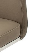 2 Freischwinger=Set Schwing - Stuhl ARTOS 1XL Kunstleder Cappuccino A1XL10CX