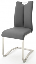 2 Freischwinger=Set Schwing - Stuhl ARTOS 1XL Kunstleder Grau A1XL10GX