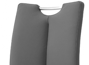 6 Freischwinger=Set Schwing - Stuhl ARTOS 1XL Kunstleder Grau A1XL10GX