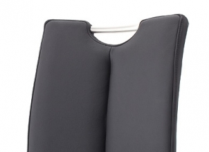 2 Freischwinger=Set Schwing - Stuhl ARTOS 1XL Kunstleder Schwarz A1XL10SX