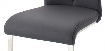 2 Freischwinger=Set Schwing - Stuhl ARTOS 1XL Kunstleder Schwarz A1XL10SX