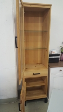 Vitrine Kommode 6 5 0 1 Rustic-Buche Massiv ge�lt Ausstellung B�H