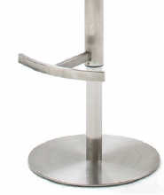 2-er SET Barhocker Hocker Barstuhl ALESI Kunstleder Wei� Edelstahl ALESIEPW