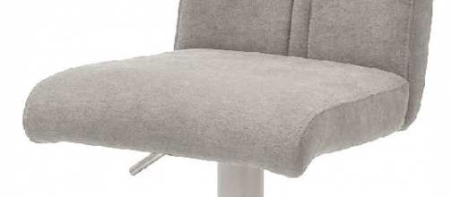 6-er SET Barhocker Hocker Barstuhl GIULIA A Feingewebe Eisgrau GBAE36EG