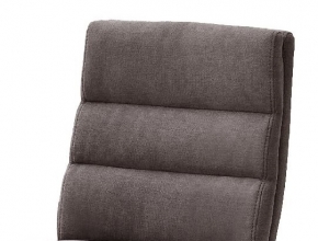 2-er SET Barhocker Hocker Barstuhl GIULIA B Feingewebe Braun GBBE36BX