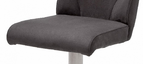 6-er SET Barhocker Hocker Barstuhl GIULIA C Echt Leder Anthrazit GBCE20AN