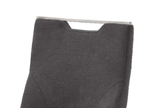 2-er SET Barhocker Hocker Barstuhl GIULIA C Feingewebe Anthrazit GBCE36AN