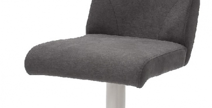 6-er SET Barhocker Hocker Barstuhl GIULIA C Feingewebe Anthrazit GBCE36AN