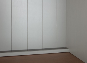 Highboard Vitrine Schrank Kommode Buffet LUZERNA 5.1 Grau Sepia Kiefer Massiv