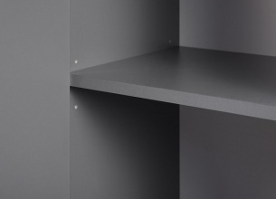 2t�rig Schubladen Kommode Sideboard Anrichte ELENZIO 2T4S Graphitgrau