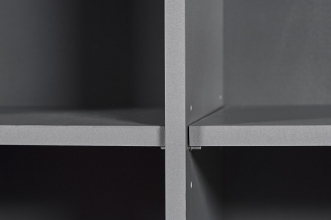 Schubladen Schrank Akten-Schrank B�cher-Schrank Mehrzweckschrank ELENZIO SHELF Graphitgrau