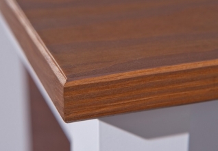 160x90 cm Esstisch Tisch K�chentisch WESTERLAND 1.2 FSC Wei� Sepia Braun Kiefer Massiv