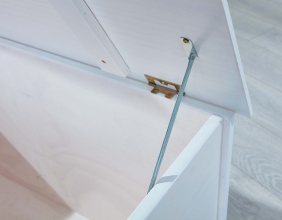 Truhe Box Aufbewahrung Schatzkiste EMEL WHITE Wei� Massiv lackiert