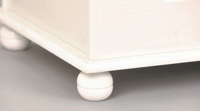 Truhe Box Aufbewahrung Schatzkiste EMEL WHITE Wei� Massiv lackiert