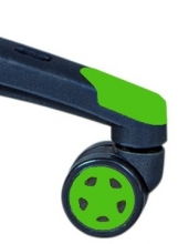 Gamingstuhl Drehstuhl B�rostuhl Schreibtischstuhl GAMING GREEN Schwarz Gr�n mit Rollen