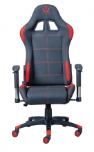 Gamingstuhl Drehstuhl B�rostuhl Schreibtischstuhl GAMING RED Schwarz Rot mit Rollen