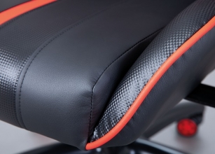 Drehstuhl B�rostuhl Schreibtischstuhl RATO RED Schwarz Rot mit Rollen