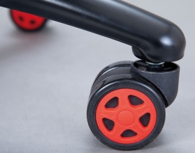 Drehstuhl B�rostuhl Schreibtischstuhl RATO RED Schwarz Rot mit Rollen