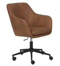 Drehstuhl B�rostuhl Schreibtischstuhl WORKRELAXED Rust Rostfarben Microfaser mit Rollen