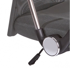 B�rostuhl Drehstuhl Schreibtischstuhl mit Armlehnen TORINO Grey Grau Kunstleder Netz