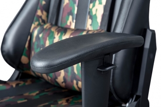 Gamingstuhl Drehstuhl B�rostuhl Schreibtischstuhl ACTION HERO Schwarz Camouflage mit Rollen