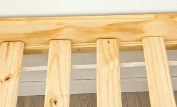 140x200 Lattenrost Rolllattenrost Holzlattenrost LATTENROST 140 Massivholz Natur