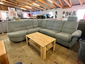 Ecksofa Polsterecke Sofa Couch PAROLE mit Federkern, Drehsessel und Relaxfunktion Versand mglich Ausstellung BH