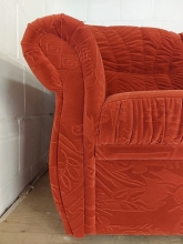 2er Sofa Couch 2-Sitzer VELA Nanovel Rost Ausstellung B�H