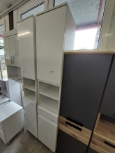 Hochschrank Standschrank Badschrank Regal Schrank 8241 SALINAS Wei� Ausstellung B�H