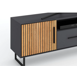 TV-Board Lowboard Phonotisch Stauraum 3 4 0 6 Eiche teilmassiv
