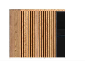 Highboard Kommode Stauraum Anrichte 3 2 0 4 Eiche furniert