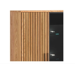 Highboard Anrichte Kommode Stauraum 3 2 0 3 Eiche furniert