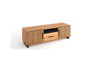 TV-Board Lowboard Phonotisch Tisch 3 2 0 5 Eiche furniert