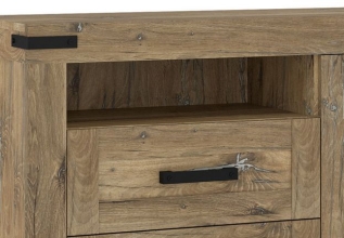 Sideboard Anrichte Kommode 2 9 7 3 Rustic Eiche massiv ge�lt / Rustic Eiche Dekor foliert