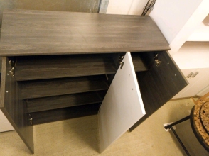Kommode Sideboard MERLIN Rauch Eiche graphit NB Versand B�hne
