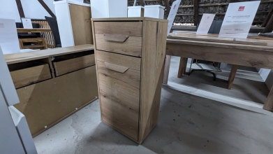 Kommode Wohnzimmerschrank Wandschrank Schrank ZENO Evoke Oak Nachbildung SoPo B�H