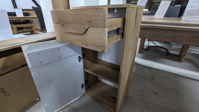 Kommode Wohnzimmerschrank Wandschrank Schrank ZENO Evoke Oak Nachbildung SoPo B�H