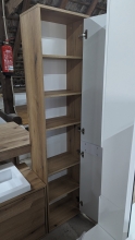 Badschrank Hochschrank Schrank ZENO Evoke Oak Nachbildung SoPo B�H