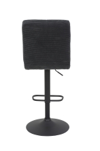 2-er SET Barhocker Hocker Barstuhl LENI I H 28 Breitcord Anthrazit