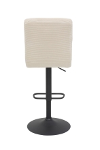 2-er SET Barhocker Hocker Barstuhl LENI I H 36 Breitcord Creme