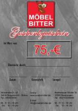 Gutschein 75,00 �
