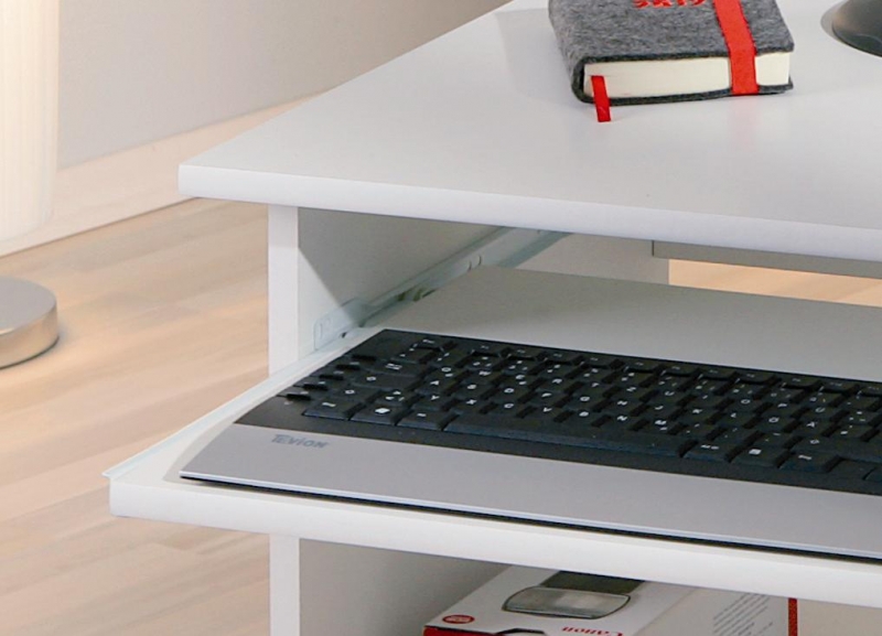 Schreibtisch Arbeitstisch B�rotisch Computertisch PEPE Wei�