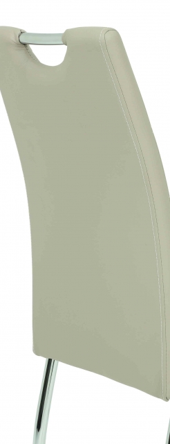 2 St�hle=Set Vierfussstuhl Stuhl Susi S 34 Kunstleder Cappuccino
